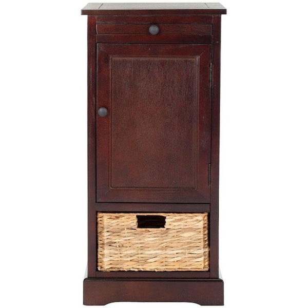 Safavieh Randy Tall Storage Unit - Dark Cherry AMH5703D - main